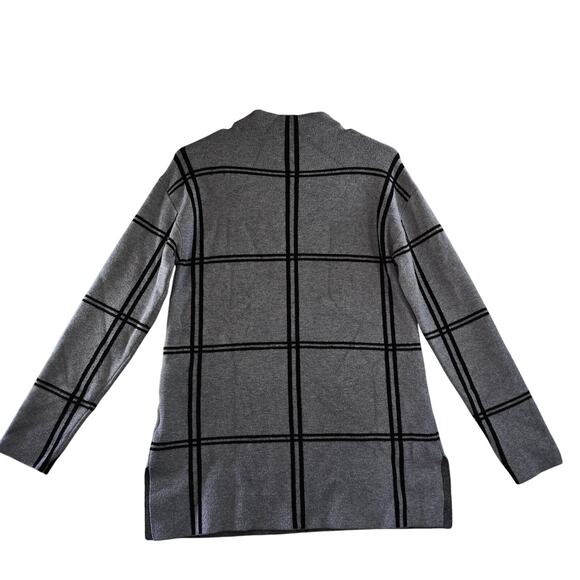 Ellen Tracy Turtleneck Sweater Gray/Black Women's Size M - Picture 2 of 7